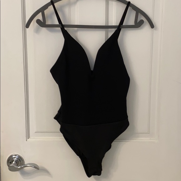 H&M Tops - Plunging v-neck bodysuit